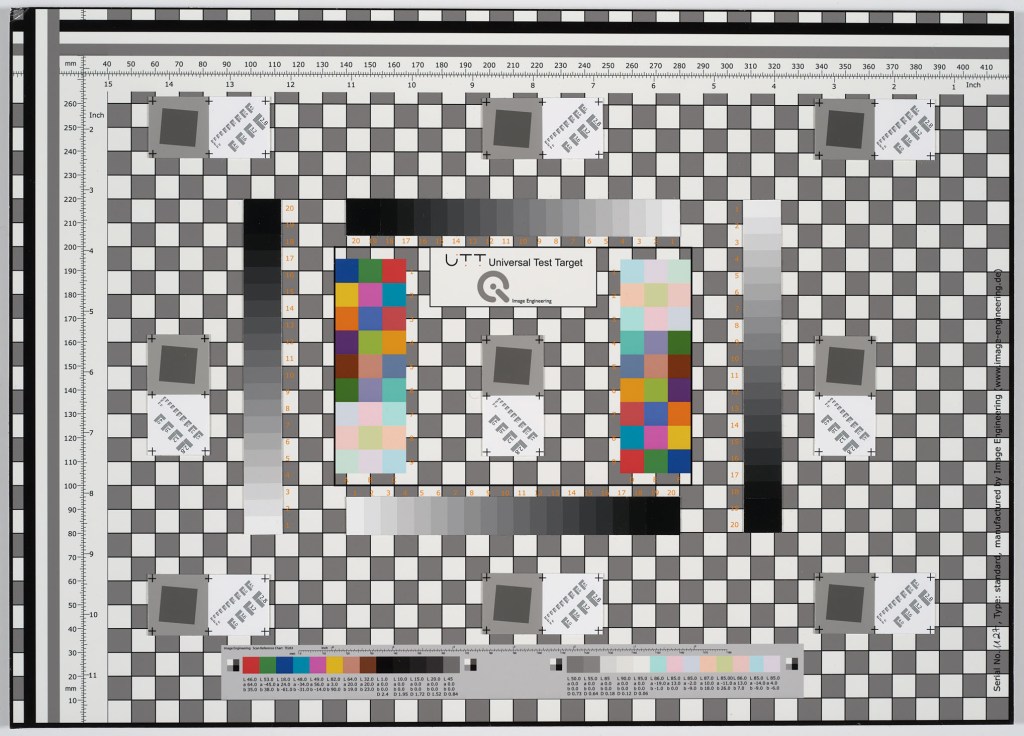 Universal Test Target by Image Engineering